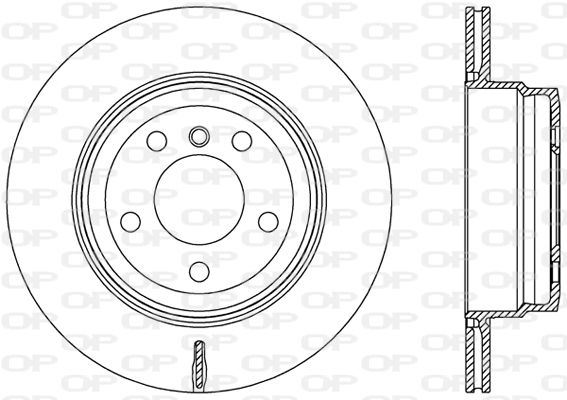 OPEN PARTS Тормозной диск BDR2465.20